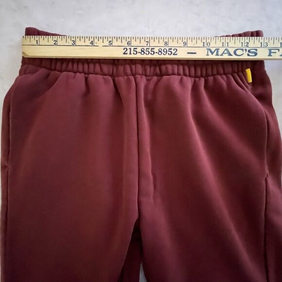 allbirds Anytime Quarter Zip + Sweatpants Burgundy Womens Size S Knit Lounge Set - Picture 14 of 16